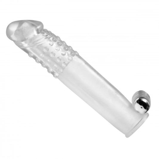 Clear Sensations Penis Extender Vibro Sleeve with Bullet