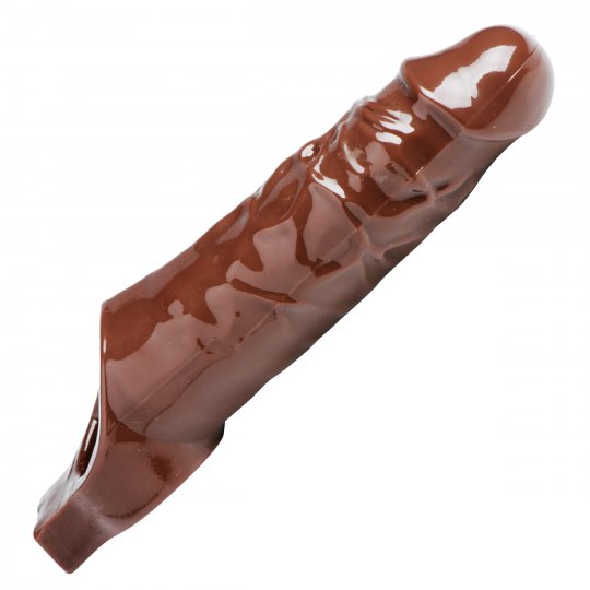 Really Ample Penis Enhancer Sheath - Brown