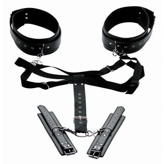 Acquire Easy Access Thigh Harness with Wrist Cuffs