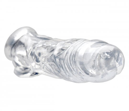 Realistic Clear Penis Enhancer and Ball Stretcher