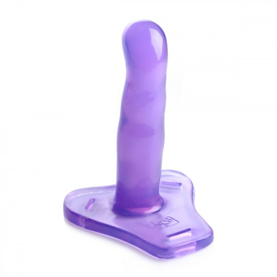 Comfort Ride Strap On Harness with Purple Dildo