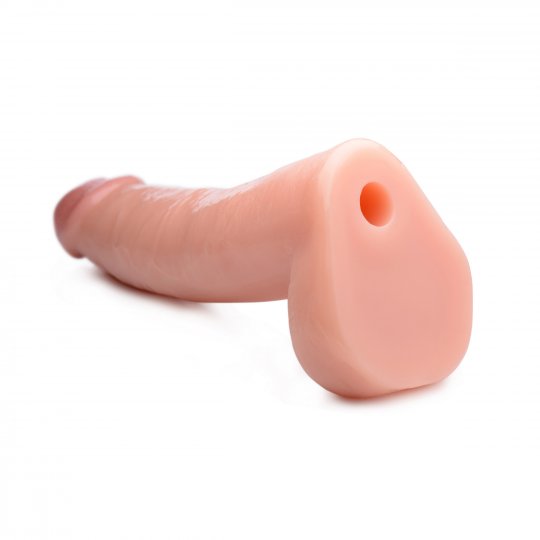 9 Inch Cock Lock Dildo with Balls