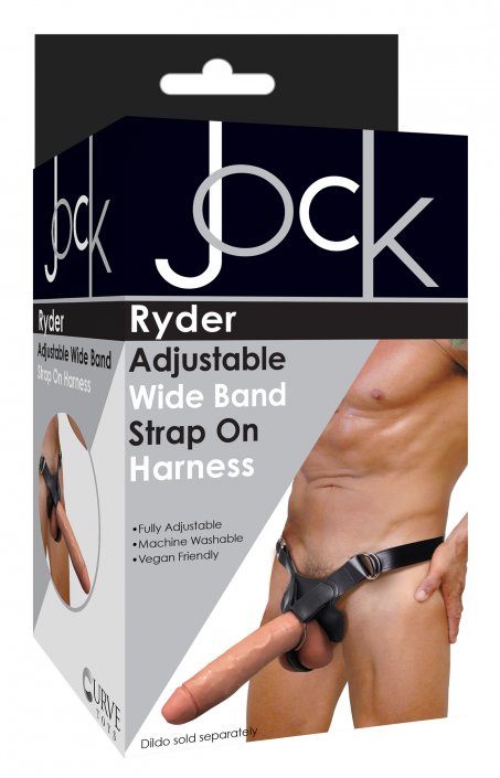 JOCK Ryder Adjustable Wide Band Strap-On Harness