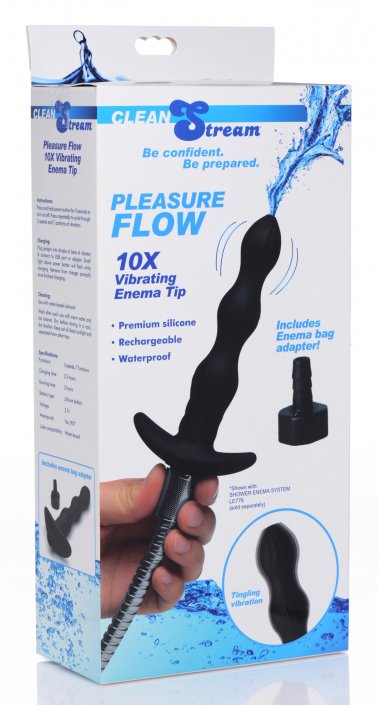 Pleasure Flow 10X Vibrating Enema Tip