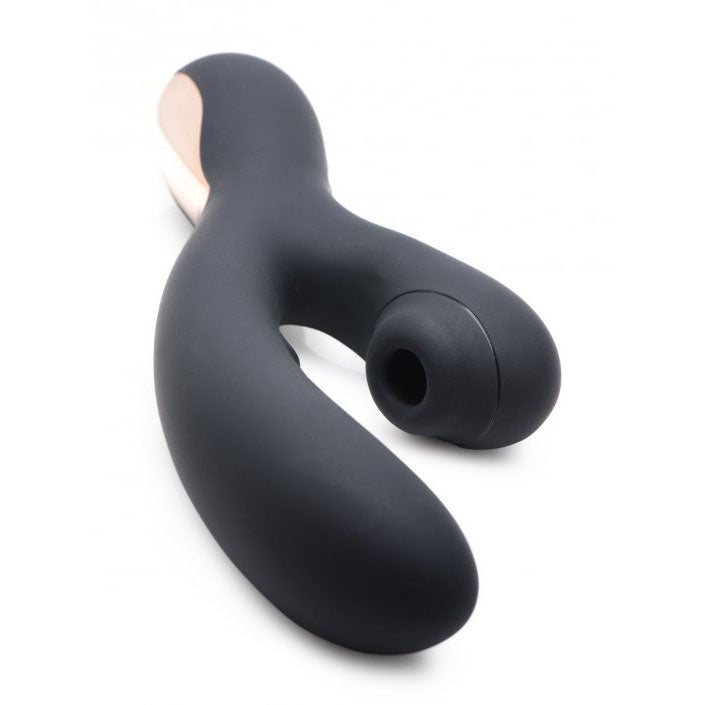 8X Silicone Suction Rabbit - Black