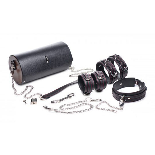 Kinky Clutch Black Bondage Set with Carrying Case