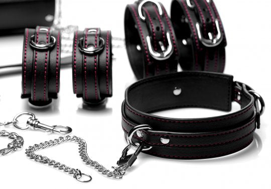 Kinky Clutch Black Bondage Set with Carrying Case