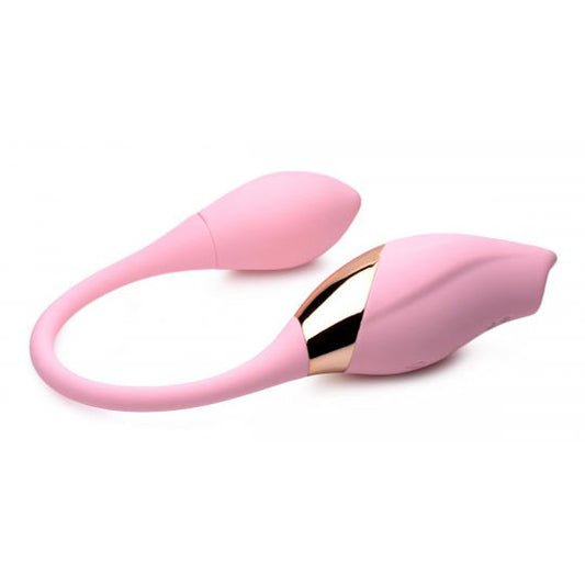 Shegasm 8X Tandem Plus Silicone Suction Clitoral Stimulator and Egg