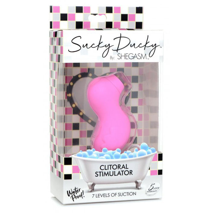 Sucky Ducky Silicone Clitoral Stimulator - Pink