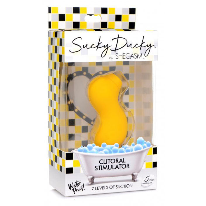 Sucky Ducky Silicone Clitoral Stimulator - Yellow