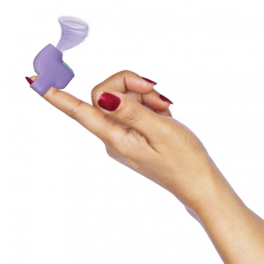 12X Mini Silicone Clit Stimulator - Purple