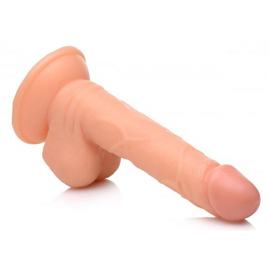 6.5 Inch Dildo with Balls - Light