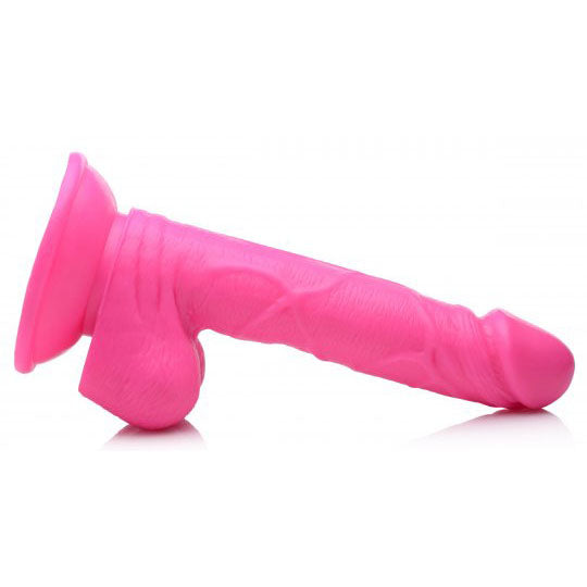 6.5 Inch Dildo with Balls - Pink