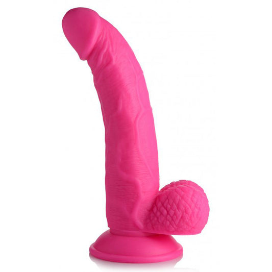 7.5 Inch Dildo with Balls - Pink