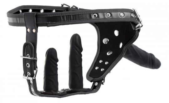 Double Penetration Strap On Harness