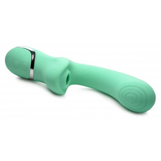 10X Minty Air-Stim Silicone Rabbit Vibrator