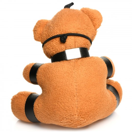 Gagged Teddy Bear Keychain