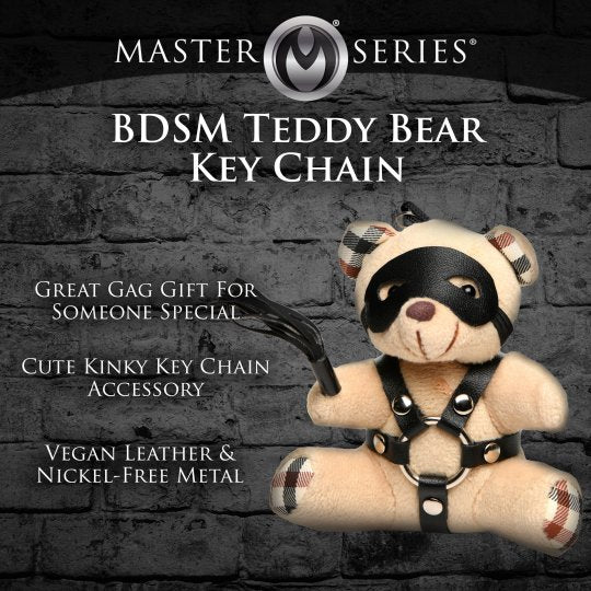 BDSM Teddy Bear Keychain