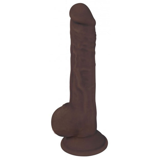 Silexpan Hypoallergenic Silicone Dildo with Balls - 9 Inch