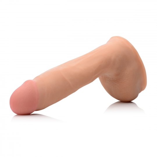 Dual Density Squirting Realistic Dildo - 8.5 Inch