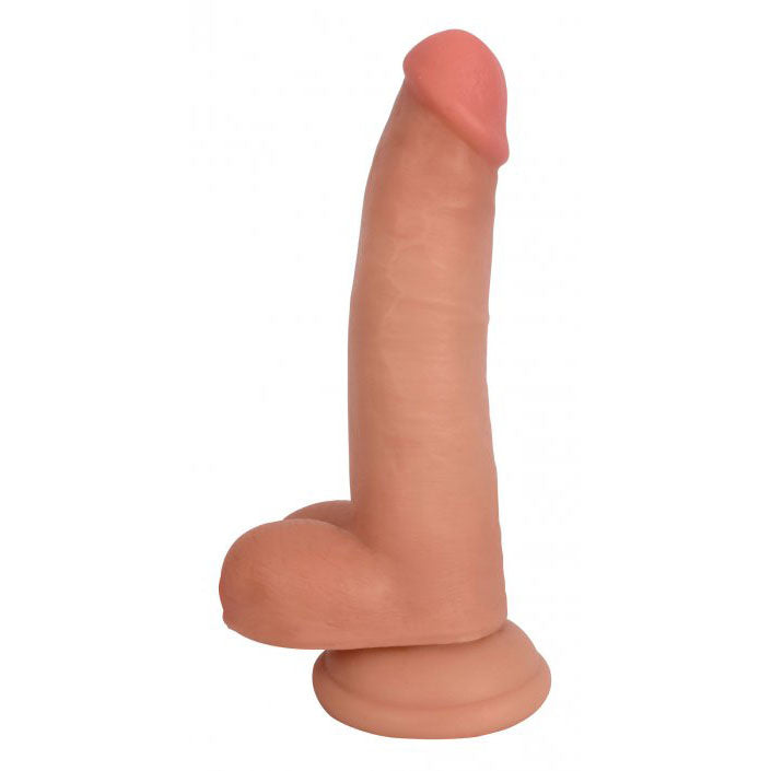 JOCK Light Bareskin Dildo with Balls - 8 Inch