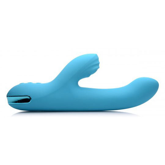 5 Star 13X Silicone Pulsing and Vibrating Rabbit - Teal