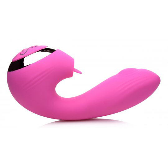 10X Licking G-Throb Rechargeable Silicone Vibrator