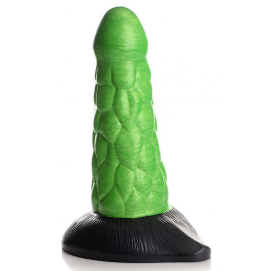 Radioactive Scaly Reptile Thick Silicone Dildo