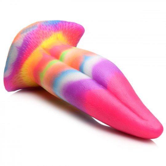 Unicorn Kiss Unicorn Tongue Glow-in-the-Dark Silicone Dildo