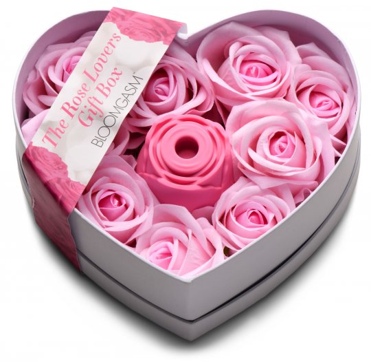 The Rose Lovers Gift Box 10x Clit Suction Rose - Pink