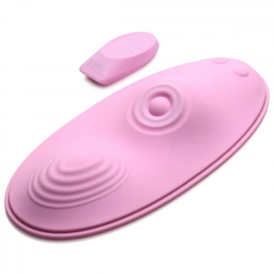 The Pulse Slider 28X Pulsing and Vibrating Silicone Pad with Remote